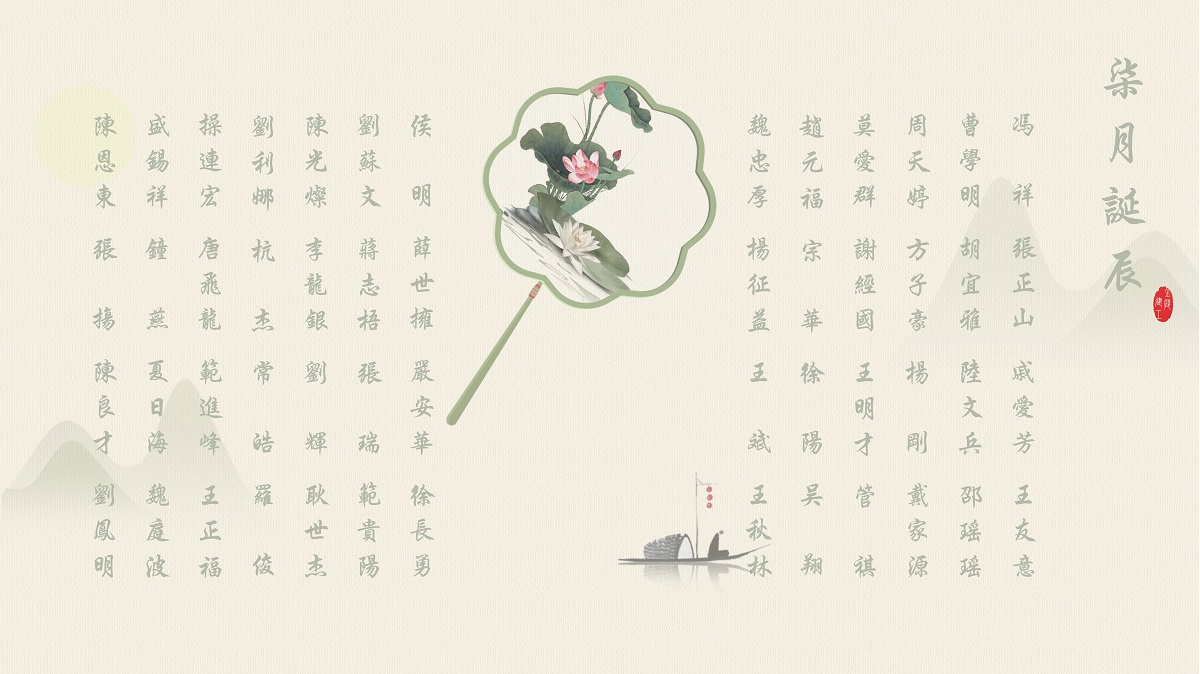 【生日祝?！抗ё?月生日的員工生日快樂！